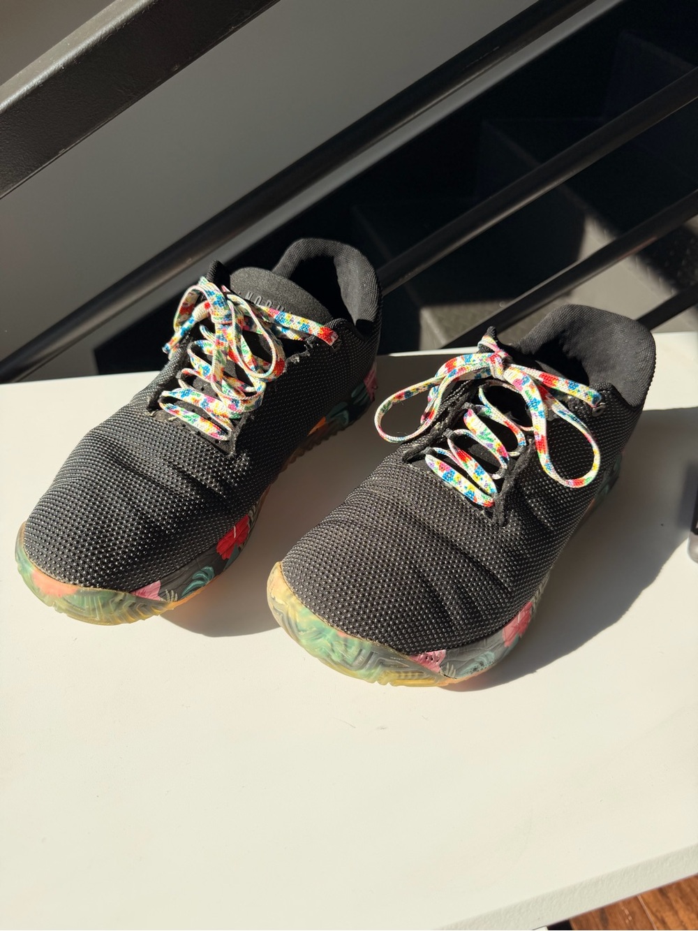 NOBULL Trainer Black Tropical Floral CrossFit Training Shoes Men’s 10.5